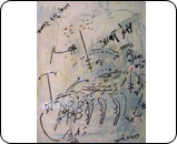 Dry Pastel on Paper, Acrylic & Charcoal: Size (27" x 36"): Year 2003: