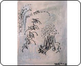  Dry Pastel on Paper, Acrylic & Charcoal: Size (27" x 36"): Year 2003: