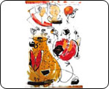 Title: Shridhar Iyer : Jatra Acrylic on Canvas: Size (72" x 48"): Year 2005: 